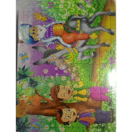 Toptan Karton Puzzle küçük Yapboz 27cmx19 cm 24 lü toptan satış fiyatı