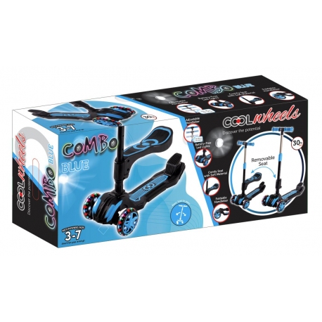 toptan scooter cool wheels combo oturaklı mavi +7 toptan satış fiyatı