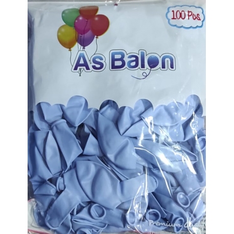 As Makaron Soft Balon Mavi 12 İnç