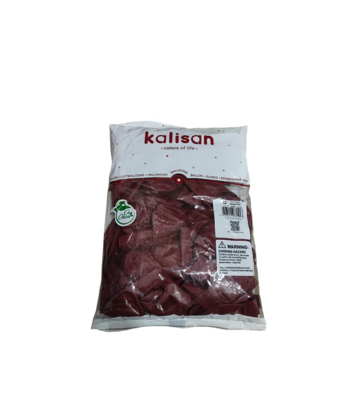 toptan kalisan retro koyu kırmızı balon deep red 100 lü toptan satış fiyatı