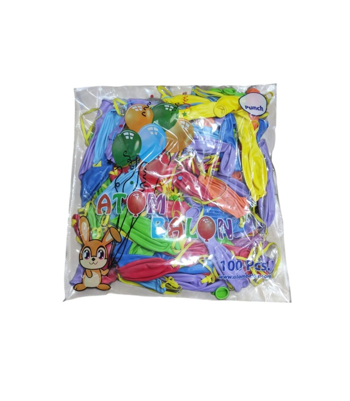 toptan balon atom punch balon lastikli 100 lü toptan satış fiyatı