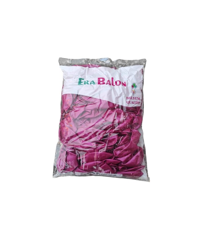 Hbk Metalik Koyu Pembe Balon 12 İnç
