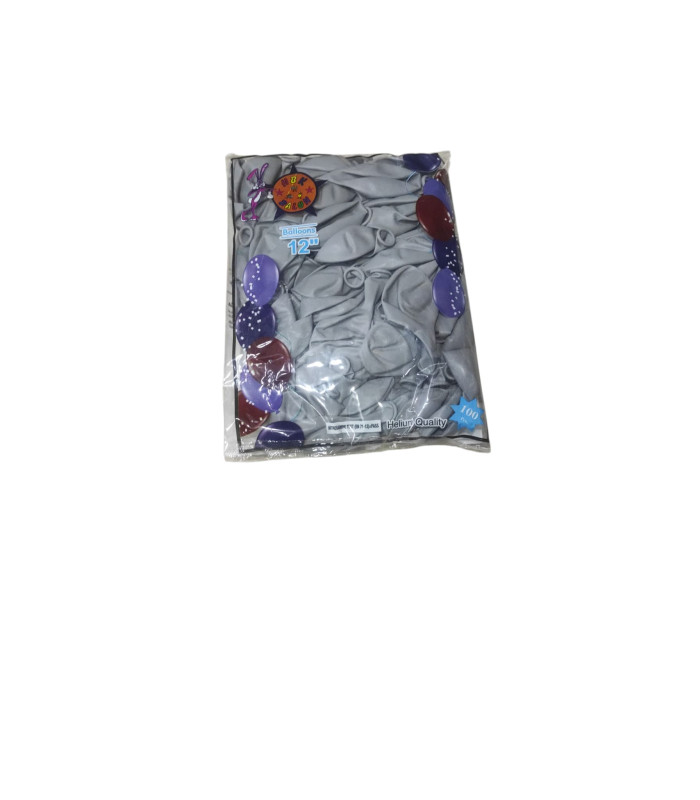 Hbk Pastel Balon Gri 12"