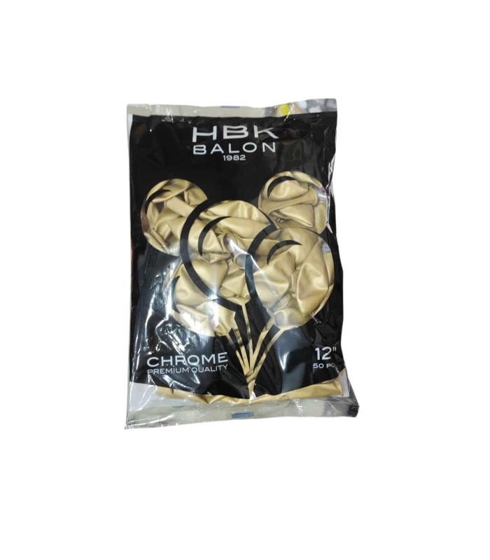 Balon Hbk Krom Gold Altın 12 İnç