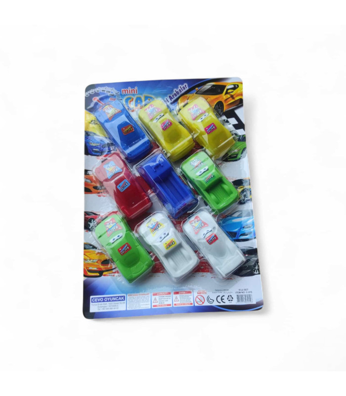toptan oyuncak araba set 9 lu kartelada 34 cm toptan satış fiyatı