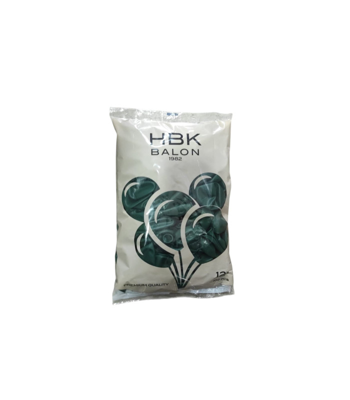 Balon Hbk Pastel Koyu Yeşil Balon 12 İnç