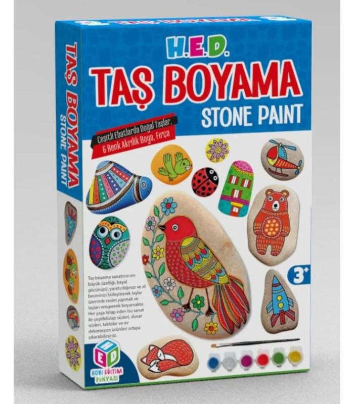 Taş Boyama Oyunu Kutulu Eğitici Koordinasyon Beceri Geliştirme