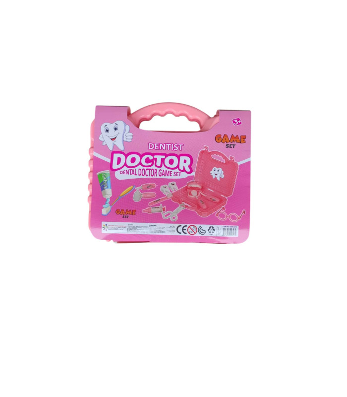 toptan çantalı doktor seti dişçi set pembe toptan satış fiyatı